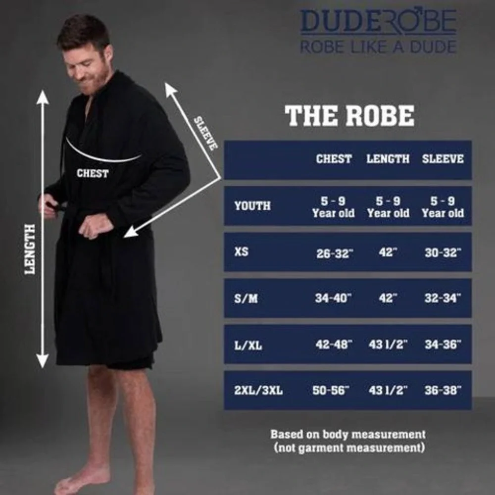 Duderobe luxury bathrobe